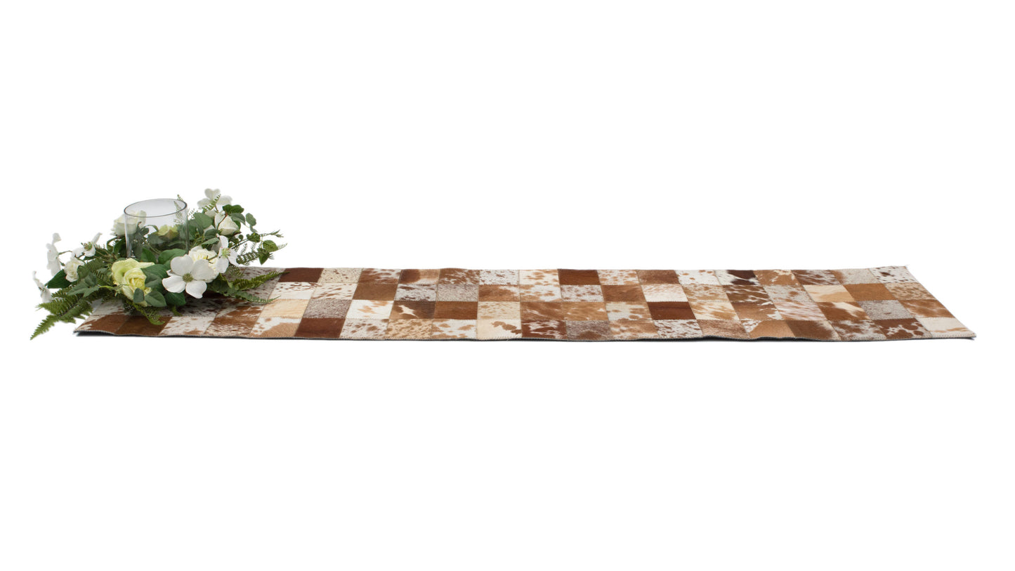 The Design Edge Cowhide Table Runner - Carun