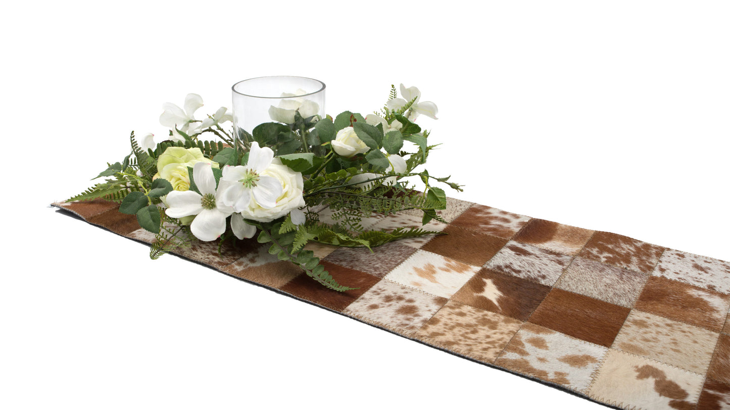 The Design Edge Cowhide Table Runner - Carun
