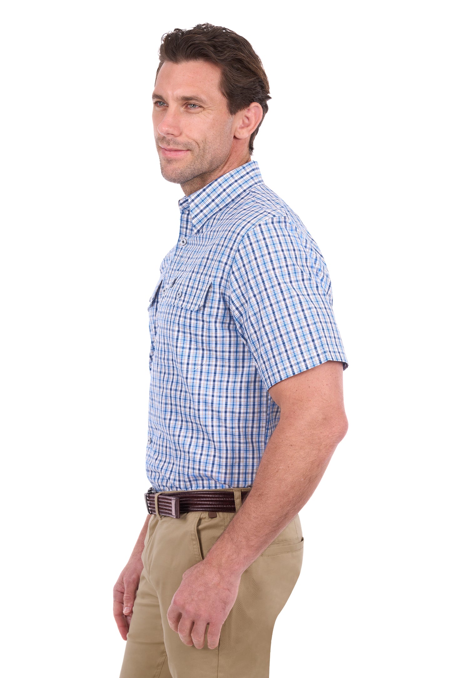Thomas Cook Mens Jude Check 2-Pocket S/S Shirt - T6S1110035