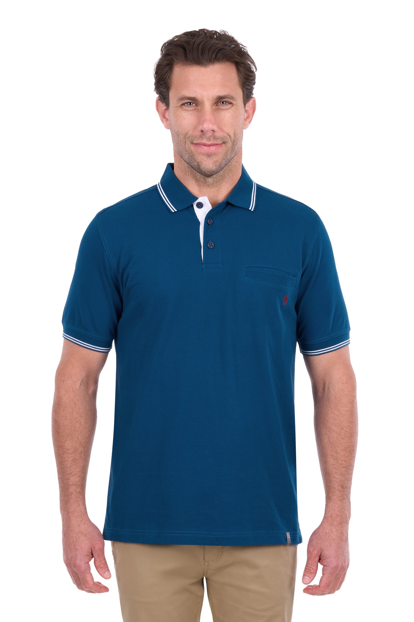 Thomas Cook Mens Henry Tailored 1-Pocket S/S Polo - T6S1506025