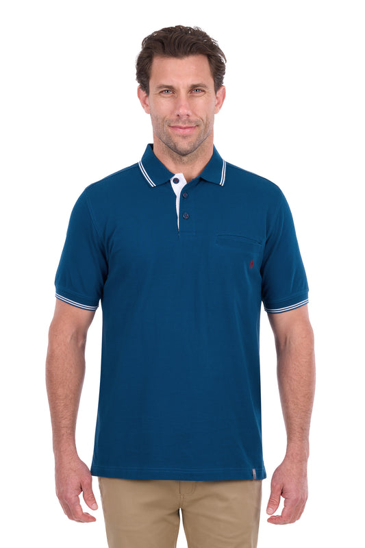 Thomas Cook Mens Henry Tailored 1-Pocket S/S Polo - T6S1506025