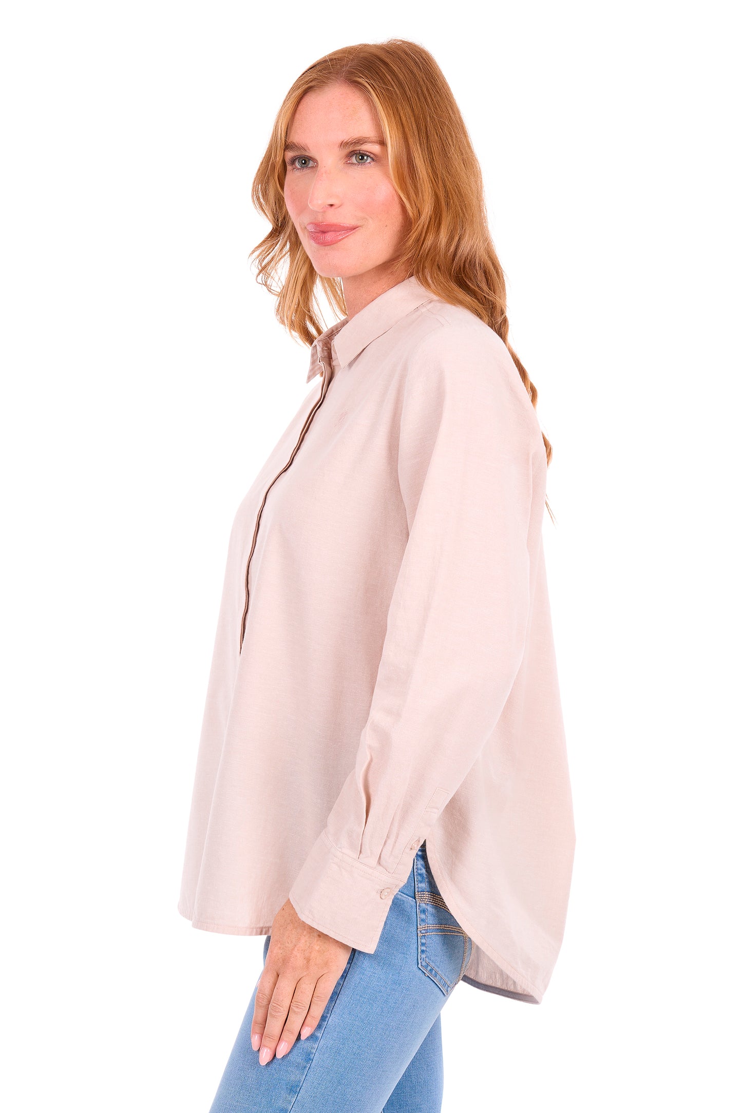 Thomas Cook Ladies Elvie Linen L/S Shirt - T6S2124084