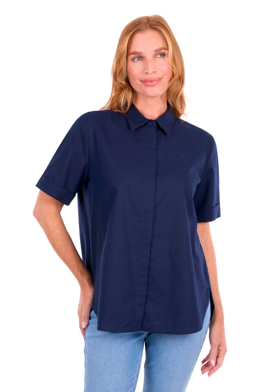 Thomas Cook Ladies Evie Linen S/S Shirt - T6S2124088