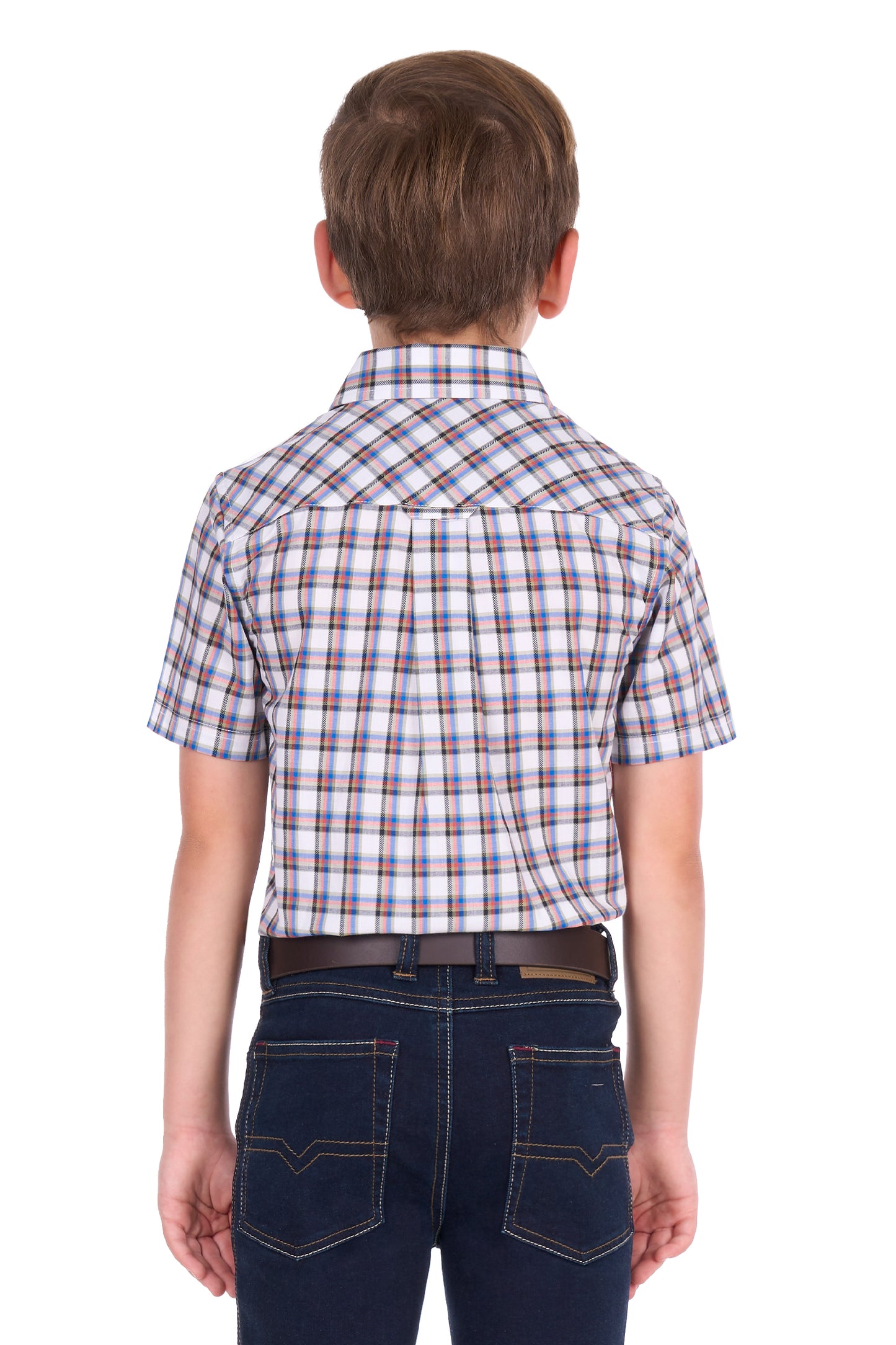 Thomas Cook Boys Arlo Check 1 Pocket S/S Shirt - T6S3137044