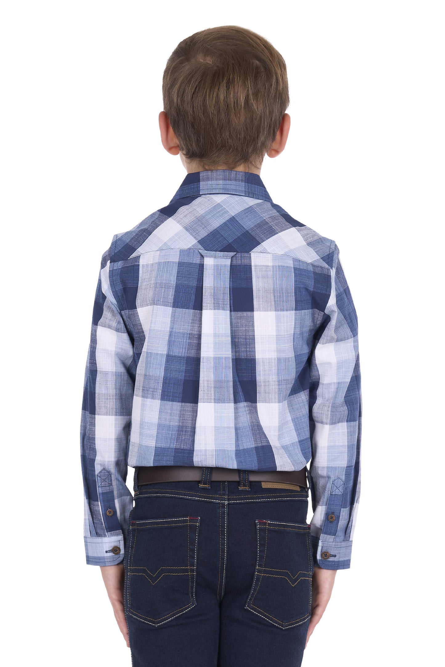 Thomas Cook Boys Oscar Check 2 Pocket L/S Shirt - T6S3410042