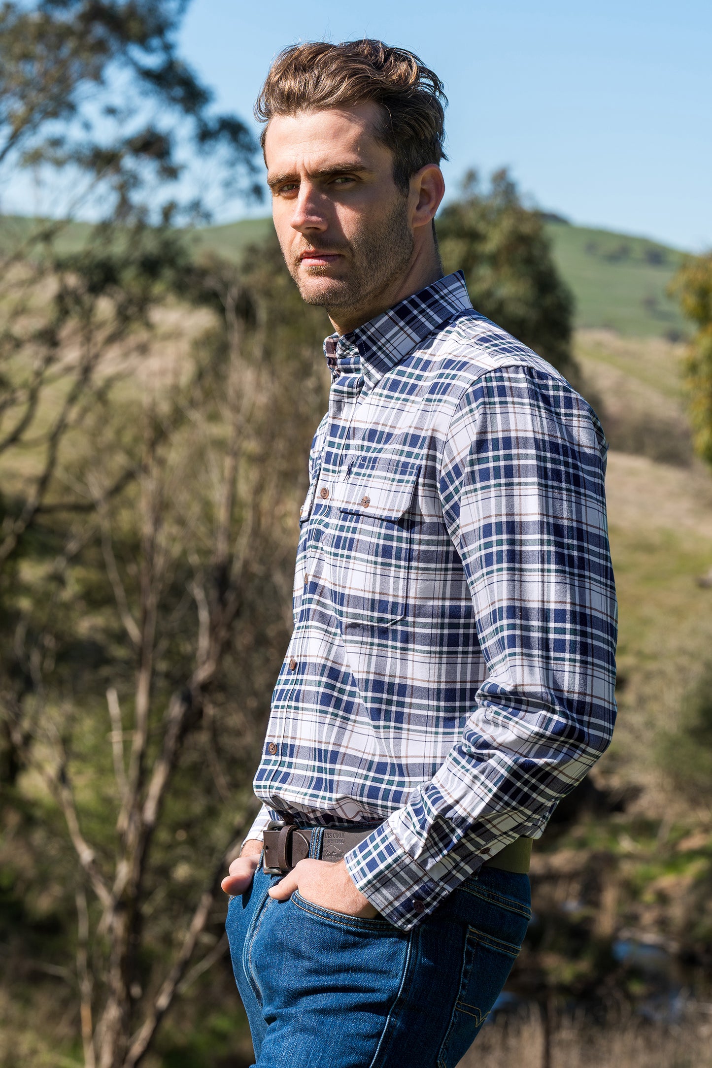 Thomas Cook Mens Justin Check L/S Shirt - T6W1115033