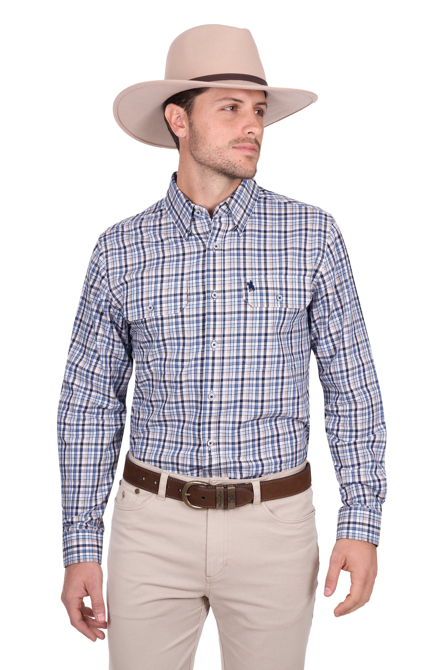 Thomas Cook Mens Patrick Check 2-Pocket L/S Shirt - T6W1115035