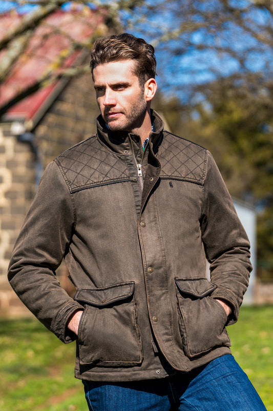 Thomas Cook Mens Marcus Faux Oilskin Jacket - T6W1707173