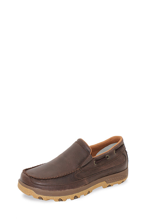Twisted X Mens Cell Stretch Slip On - Brown - TCMXC0009