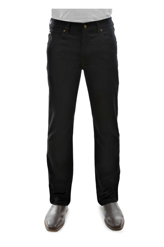 Thomas Cook Mens Stretch Moleskin Jean - TCP1241007 - Black