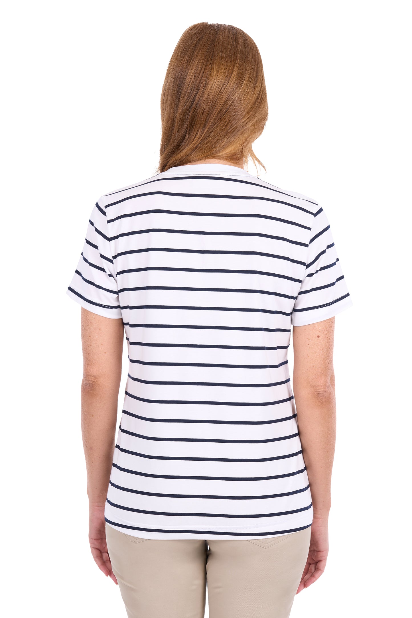 Thomas Cook Ladies Wilma S/S Tee - Navy/White - TCP2515106