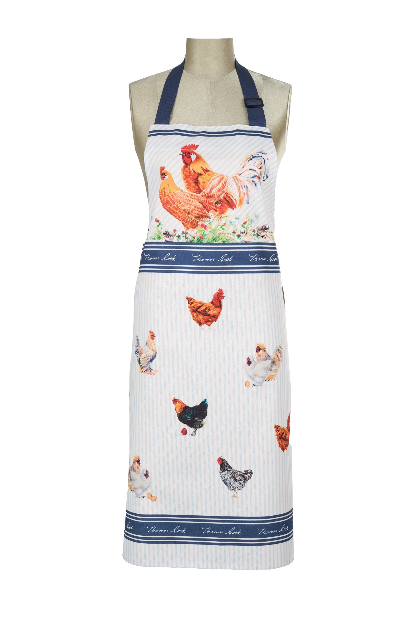Thomas Cook Apron - Navy/White