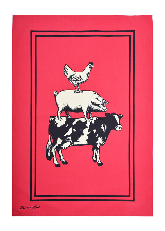 Thomas Cook Animal Pyramid Tea Towels