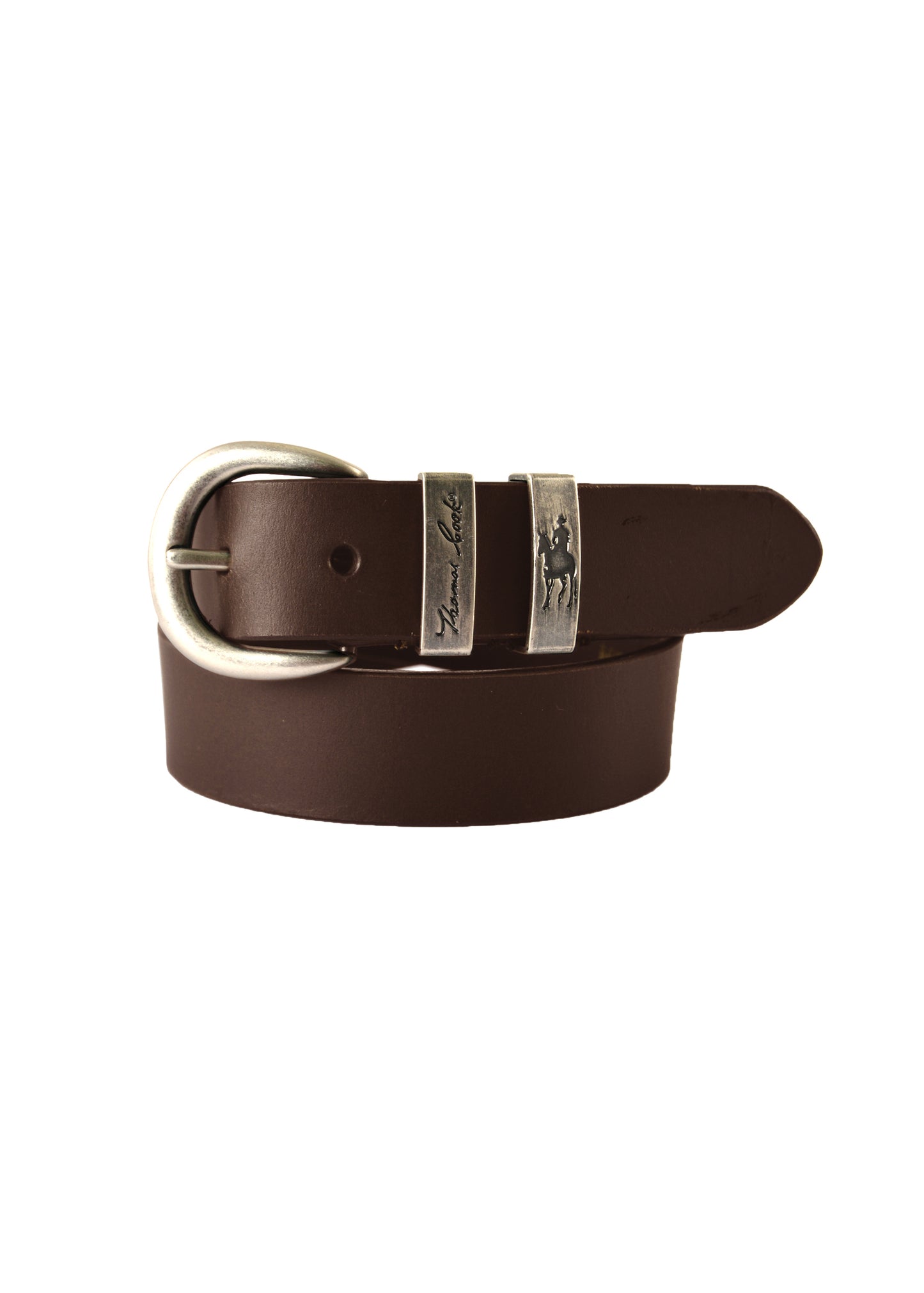 Thomas Cook Kids Silver Twin Keeper Belt - Chocolate
