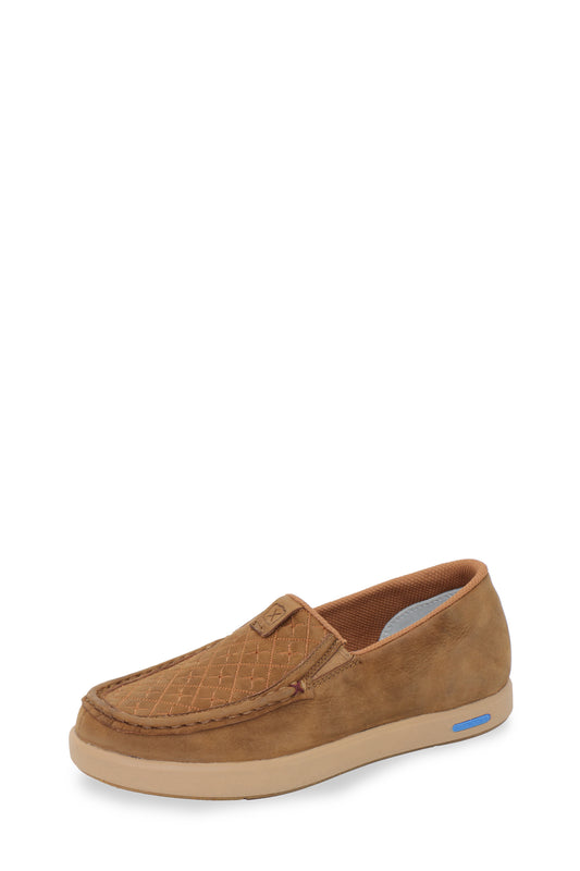 Twisted X Ladies Logo Ultra Cellstretch Slip On - Brown