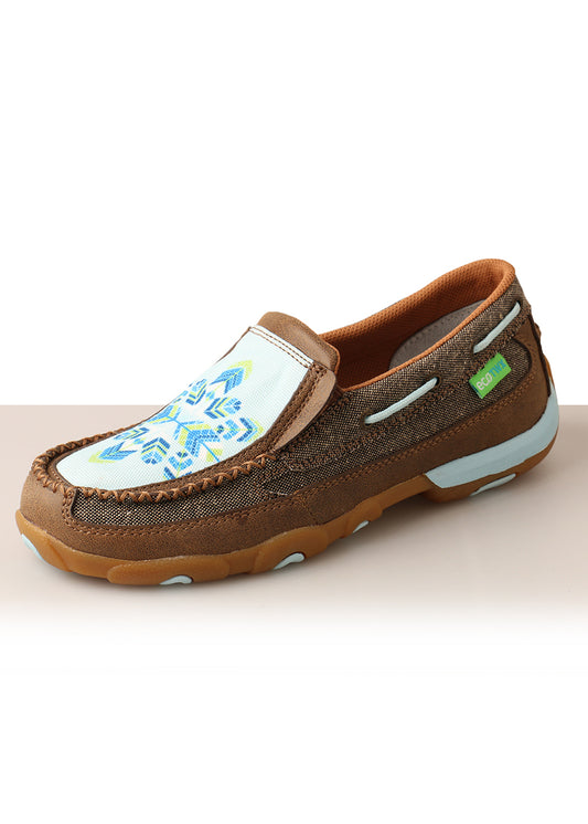 Twisted X Ladies Eco Aztec Mocs Slip on- ON SALE