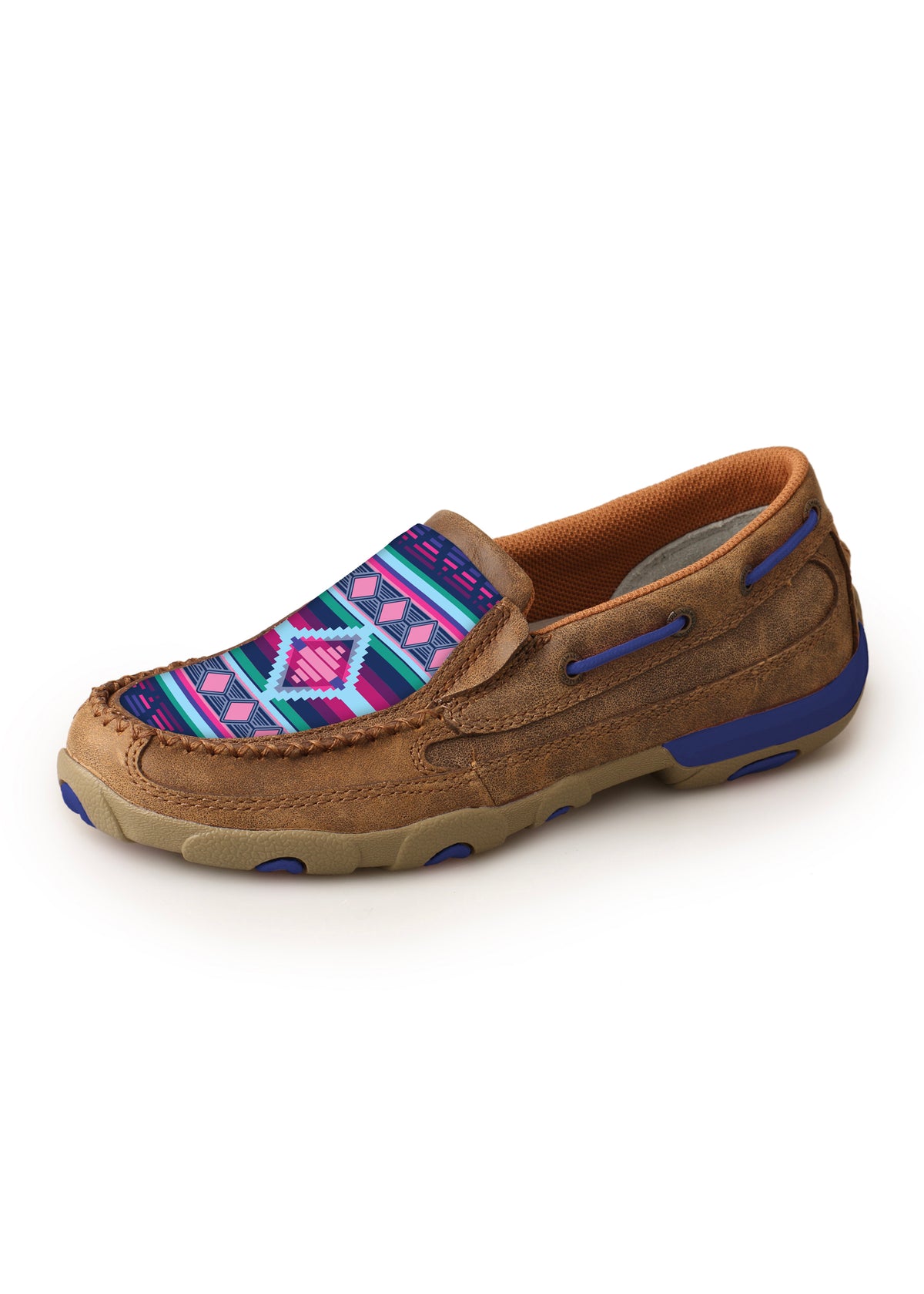 Twisted X Ladies Diamond Aztec Slip On Mocs - On Sale