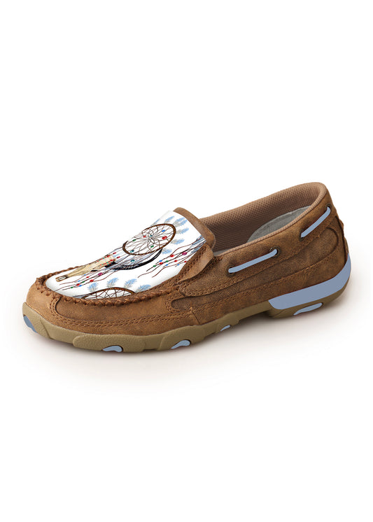 Twisted X Ladies Skull Dream Catcher Mocs