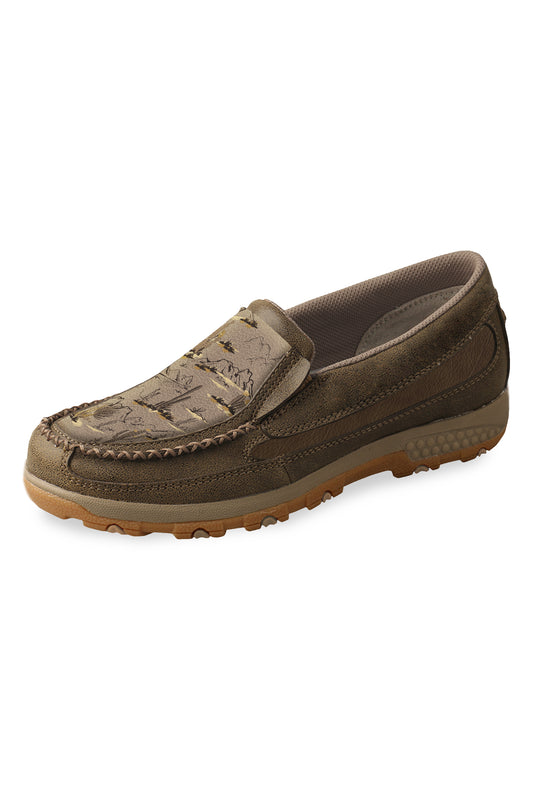 Twisted X Ladies Desert Scene Cellstretch Slip On Mocs