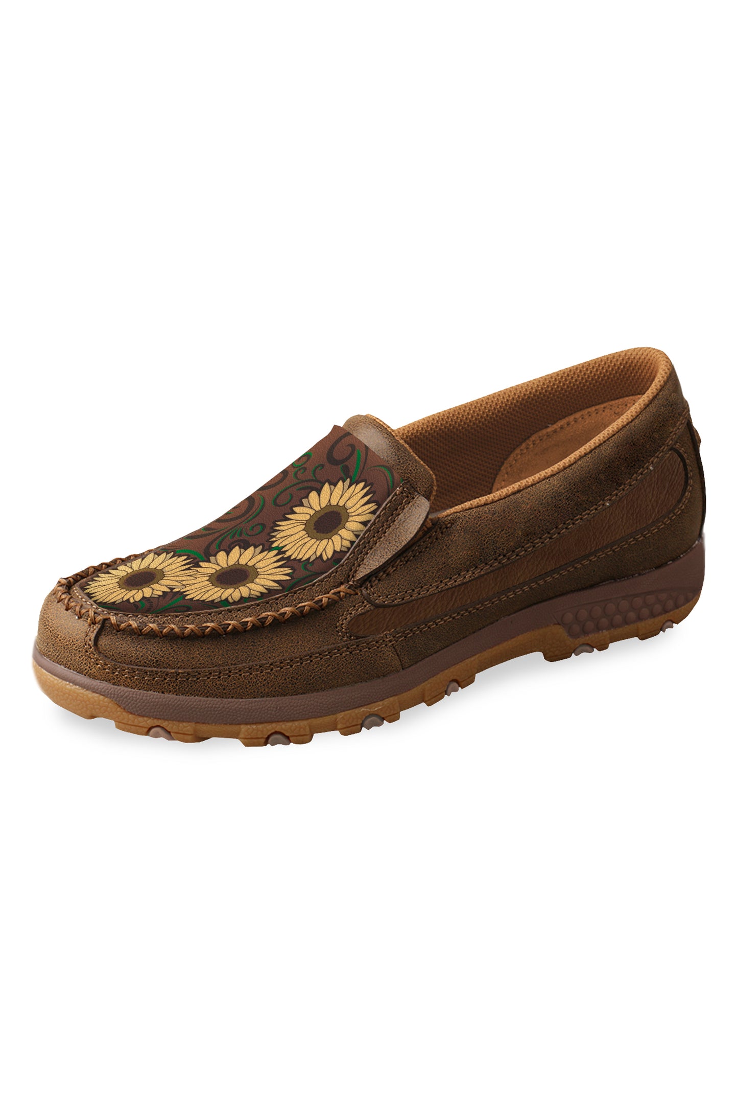 Twisted X Ladies Sunflower Cellstretch Slip On Mocs - On Sale
