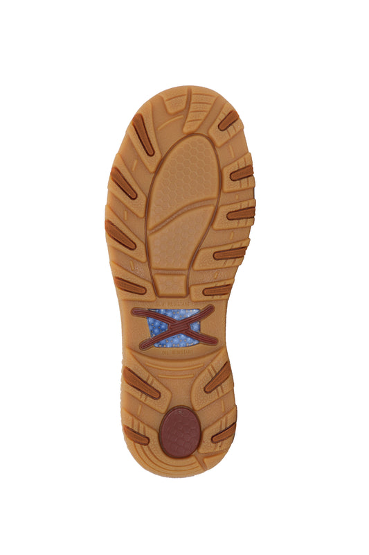 Twisted X Ladies Stag Cellstretch Mocs Slip On - Bomber/Multi