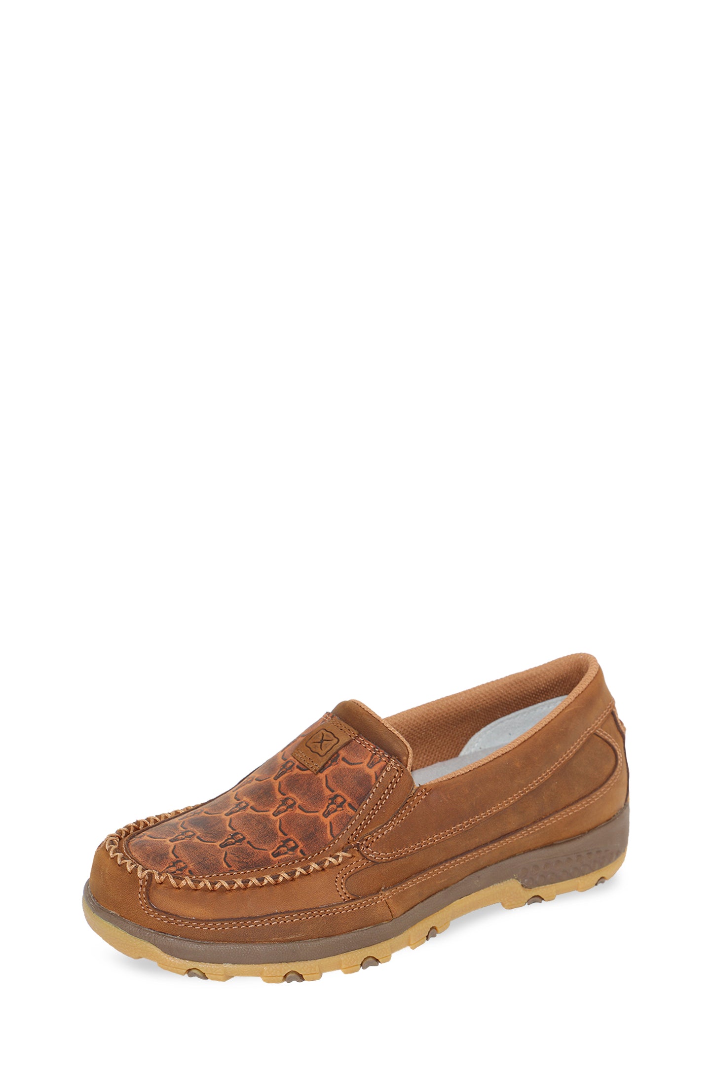 Twisted X Ladies Stag Slip On Moc - TCWXC0062