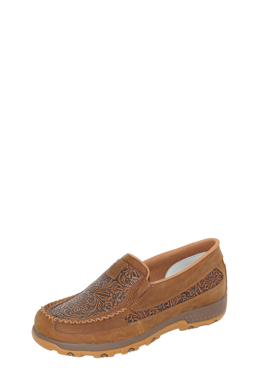Twisted X Ladies Tooled Cellstretch Slip On - TCWXC0067