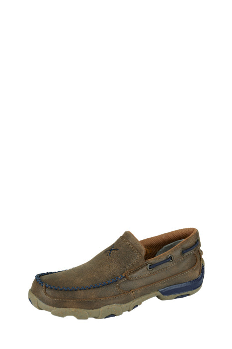 Twisted X Childrens Casual Mocs - Bomber/Blue - TCYDMS006