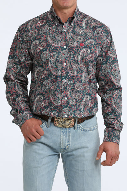 Cinch Mens Classic Fit L/S Shirt - MTW1106101