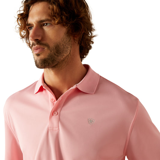 Ariat Mens TEK Polo - 10055252 - Pink