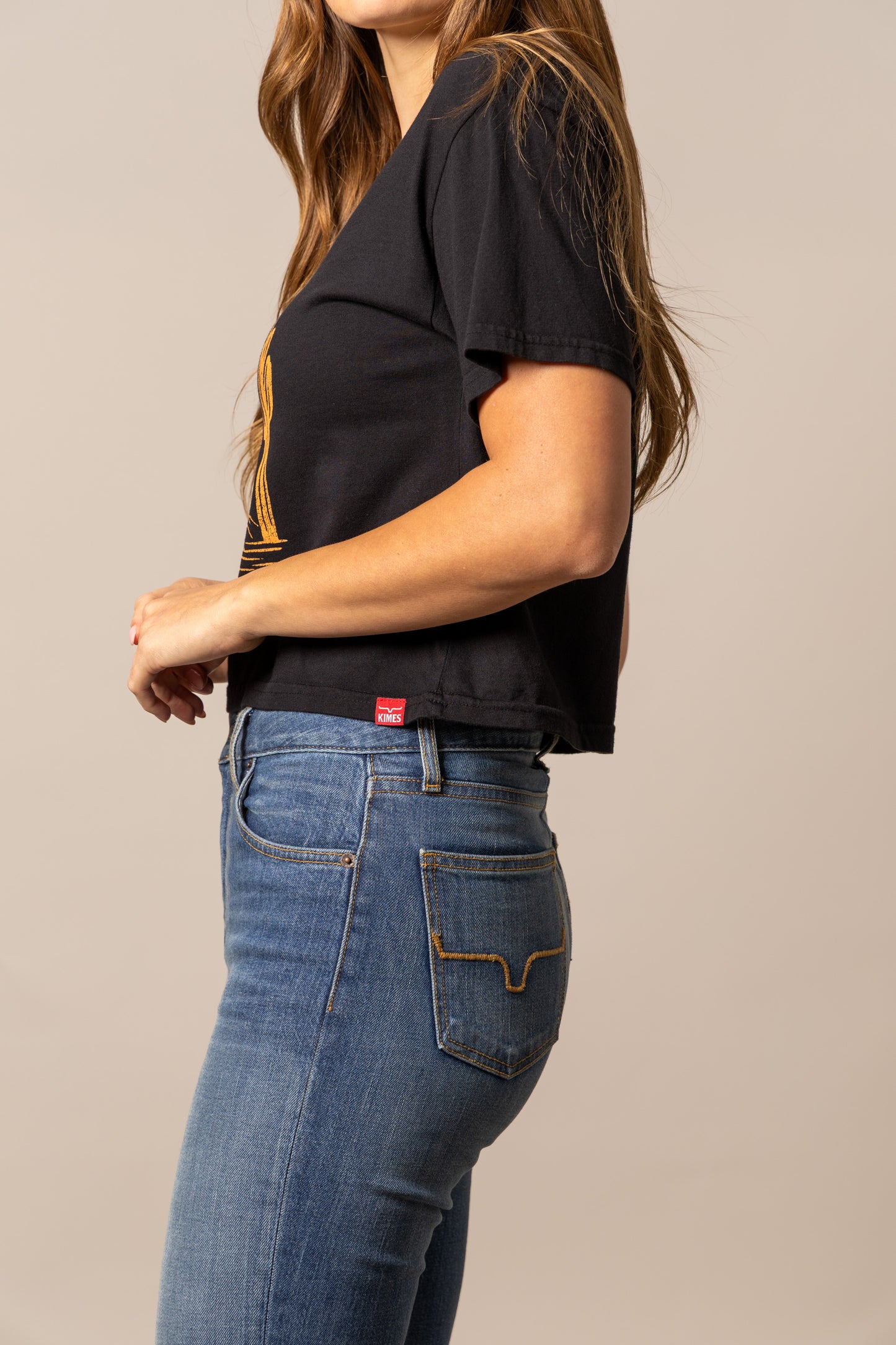 Kimes Ranch Ladies The Road Tee Shirt - Black