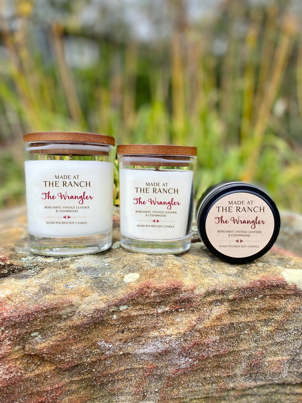 Made At The Ranch Soy Candle Large with Box - The Wrangler