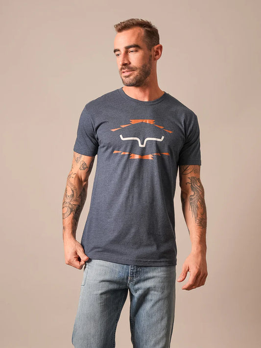 Kimes Ranch Mens T Shirt - Vintage Badge/Midnight Navy