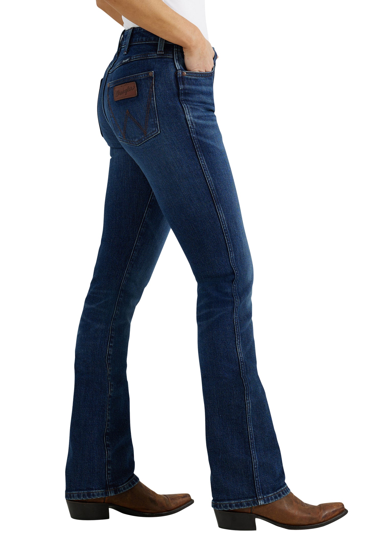 Wrangler Ladies High Rise Boot Cut Jean - Isla