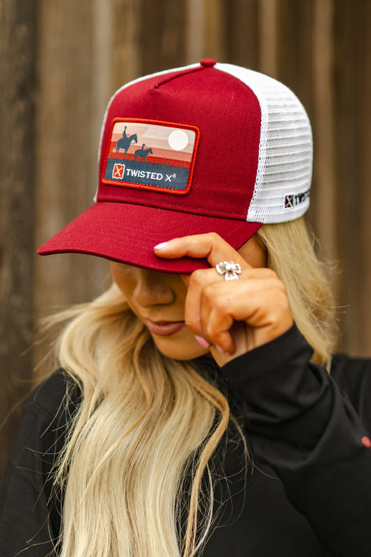Twisted X Western Patch High Profile Trucker Cap