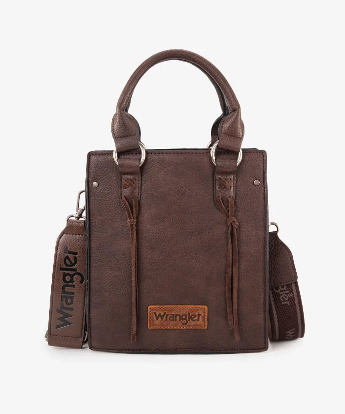 Wrangler  North/South Mini Tote Crossbody - Coffee - WG2708119
