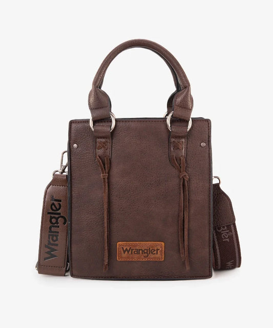 Wrangler  North/South Mini Tote Crossbody - Coffee - WG2708119