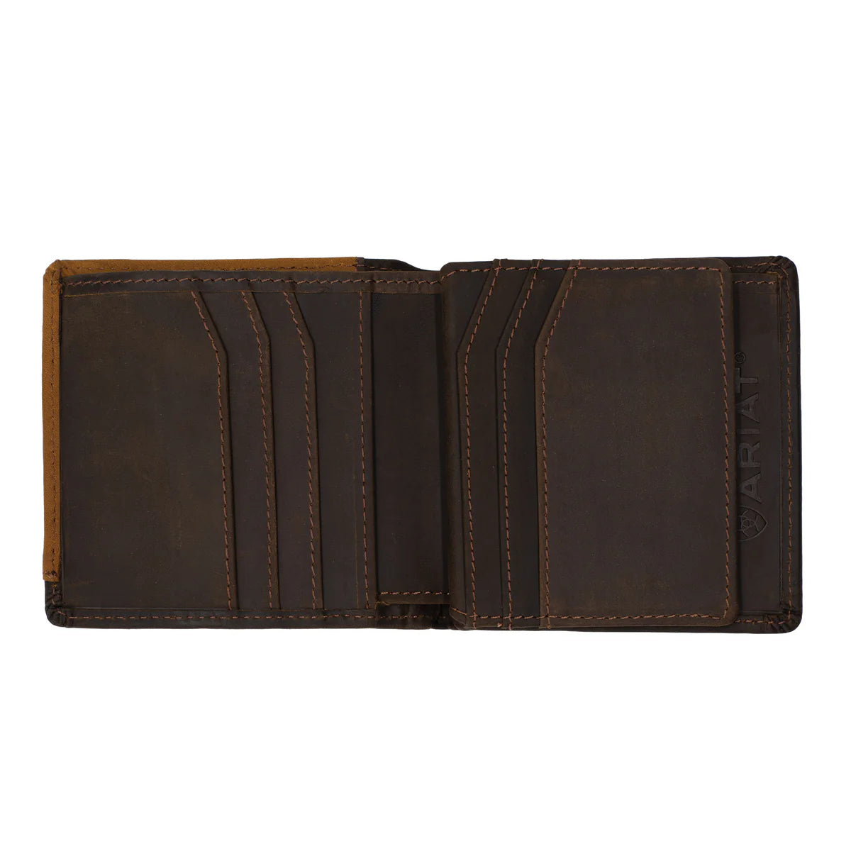 Ariat Bi-Fold Wallet - Two Toned Accent Overlay - WLT2103A