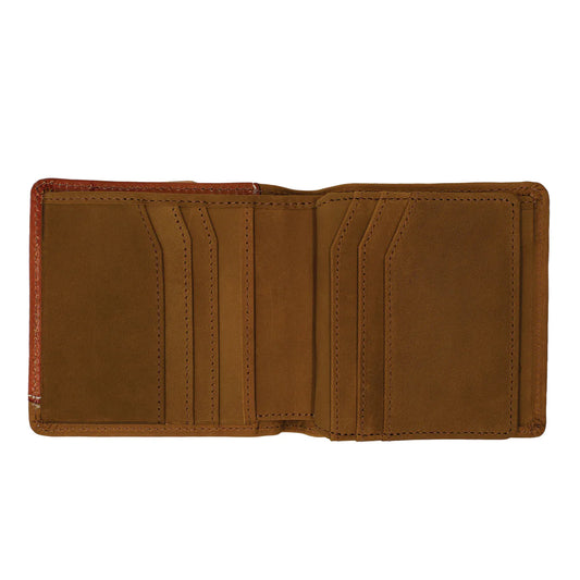 Ariat Bi-Fold Wallet - Basket Weave Overlay - WLT2111A
