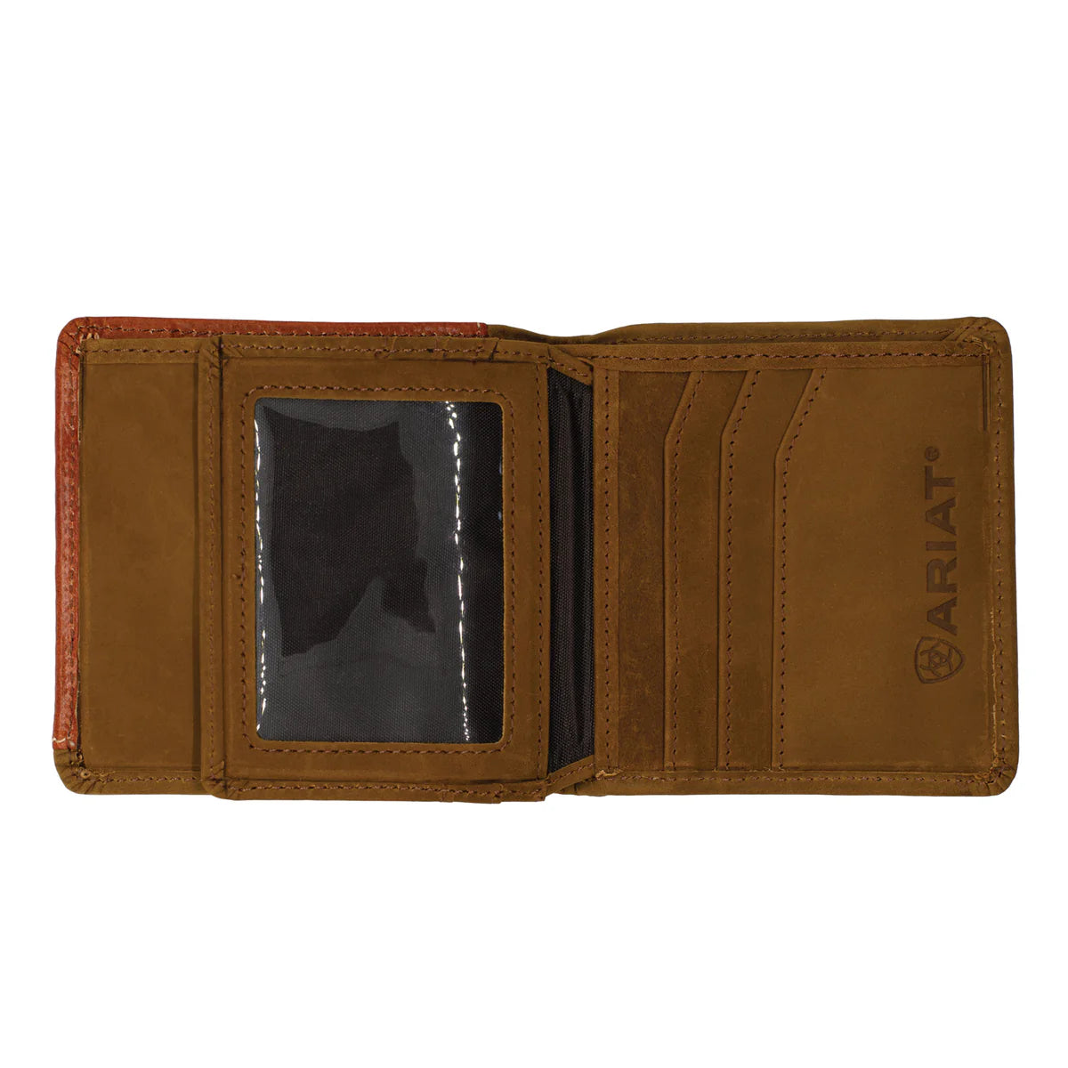 Ariat Bi-Fold Wallet - Tooled Overlay - WLT2112A