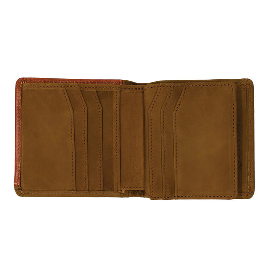 Ariat Bi-Fold Wallet - Tooled Overlay - WLT2112A