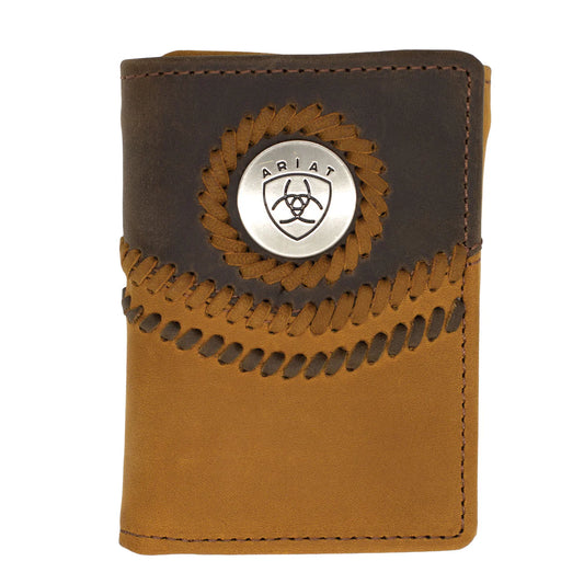 Ariat Tri-Fold Wallet - Two Toned Accents
