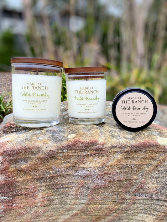 Made At The Ranch Soy Candle Medium - Wild Brumby