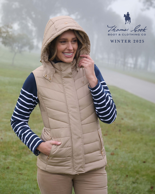 Thomas Cook Ladies Mayfield Vest - Tan - ON SALE