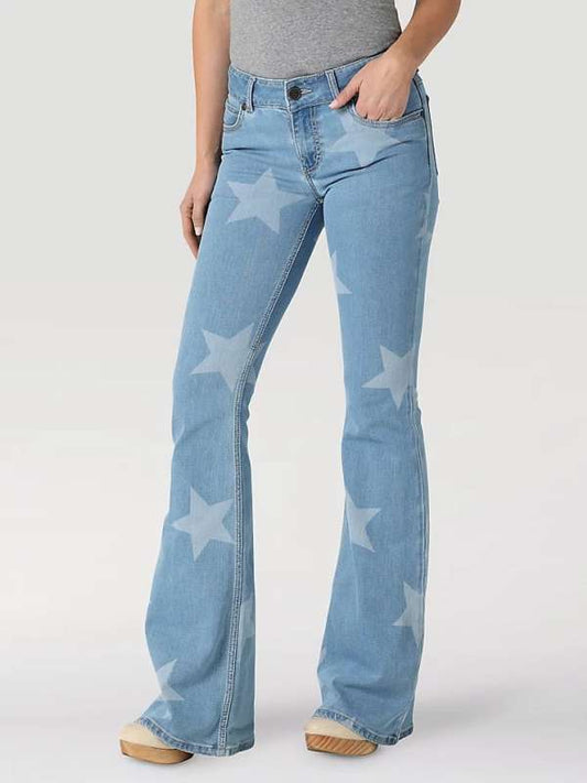 Wrangler USA Ladies Flair Jeans - 112328735