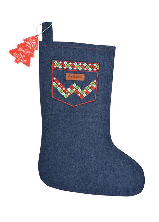 Wrangler Denim Christmas Stocking - X1S2929STK