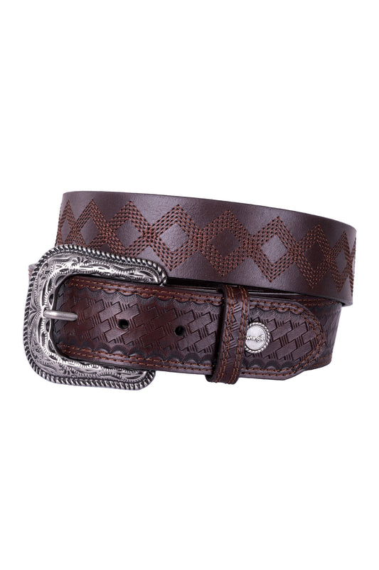 Wrangler Kaden Belt - Dark Tan