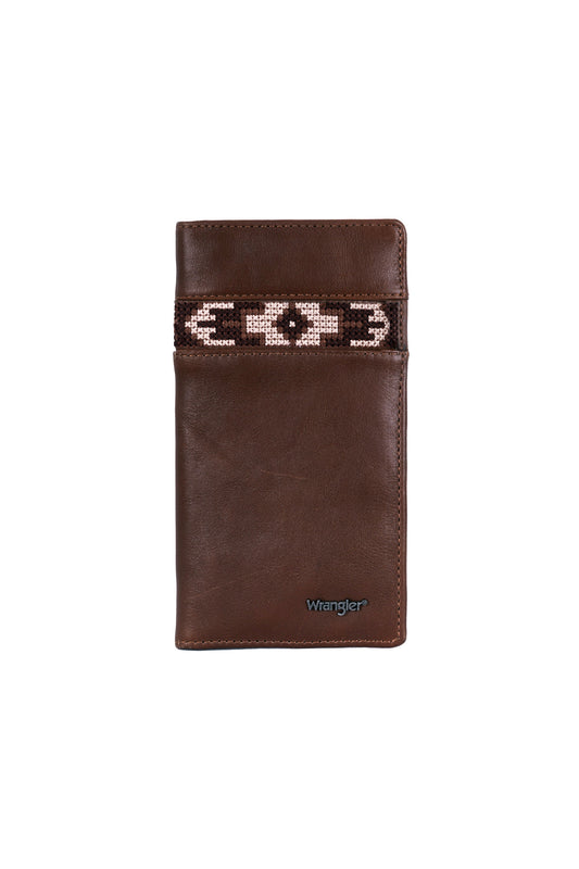 Wrangler Trent Rodeo Wallet - Dark Tan - X3S1945WLT