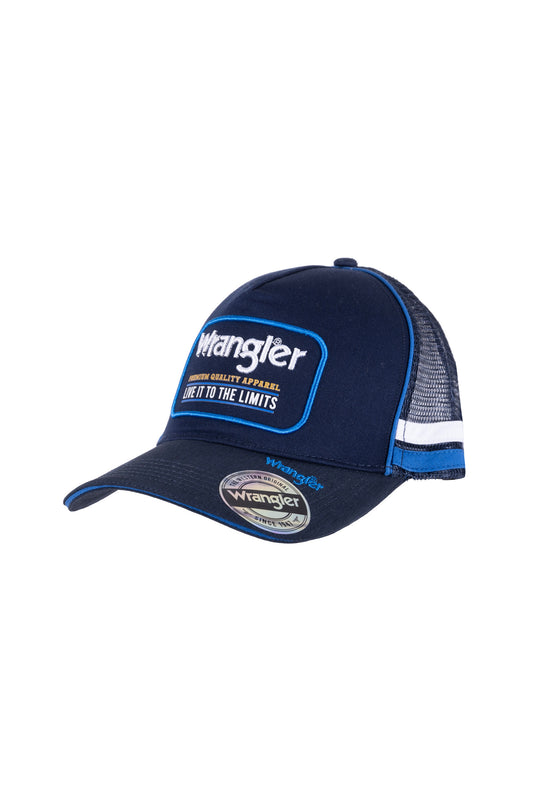 Wrangler Anton Square Front Trucker Cap - Navy - X3S1953CAP