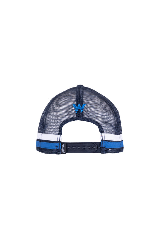 Wrangler Anton Square Front Trucker Cap - Navy - X3S1953CAP